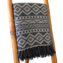 Load image into Gallery viewer, Grey Geometric Comfort Throw