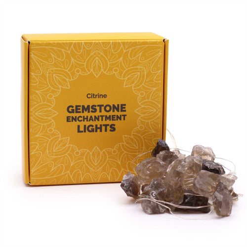 Smokey Citrine Crystal Lights