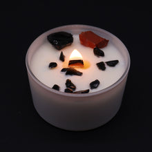 Load image into Gallery viewer, Root Chakra Crystal Candle