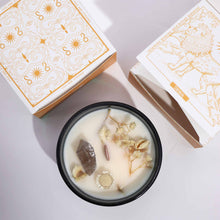 Load image into Gallery viewer, Crystal Flower Candle - The Lion