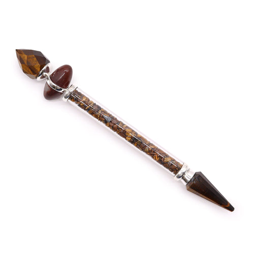 Tiger Eye Shiva Lingam Magic Wand - Confidence