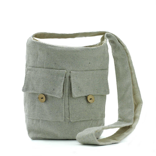 Natural Tones Two Pocket Bags - Stone