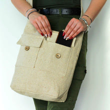 Load image into Gallery viewer, Natural Tones Two Pocket Bags - Natural