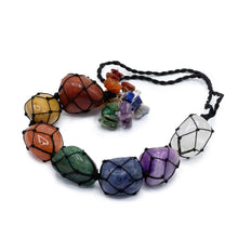 Load image into Gallery viewer, Seven Chakra Hanging Chakra Stone Pendant