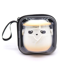 Load image into Gallery viewer, Orange Panda Teapot Set &amp; Three Cups