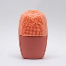 Load image into Gallery viewer, Peach Silicone Ice Face Roller