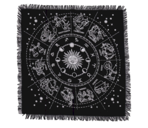 Horoscope Fringed Altar Cloth