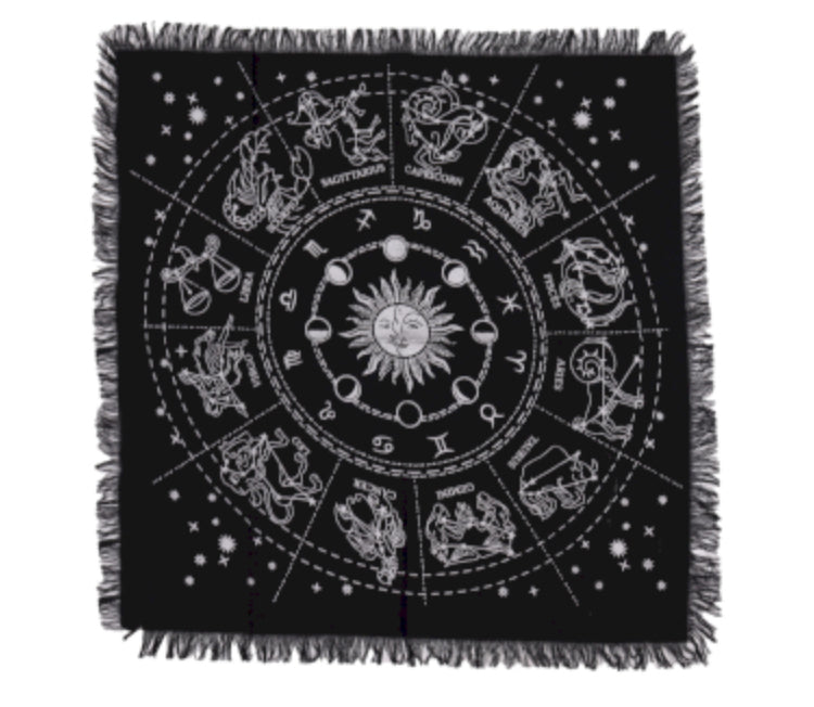 Horoscope Fringed Altar Cloth