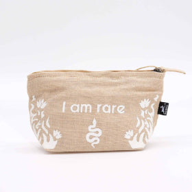 I Am Rare Jute Pouch
