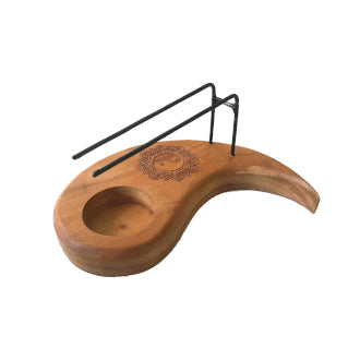 Small Teardrop Wooden Palo Santo Heater  - Yin & Yang Design