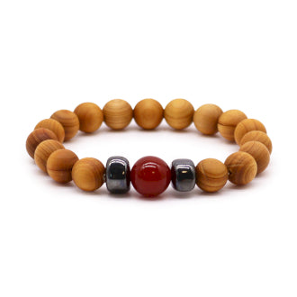 Cedarwood Root Chakra Bracelet