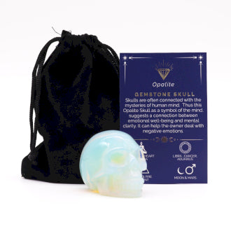 Large Opalite Crystal Skull