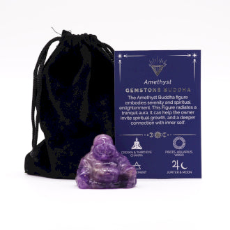 Small Amethyst Crystal Buddha