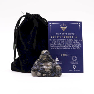 Large Que Sera Crystal Buddha