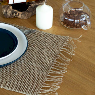 Natural Seagrass Fringe Placemat