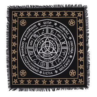 Life Death Rebirth Fringed Altar Cloth