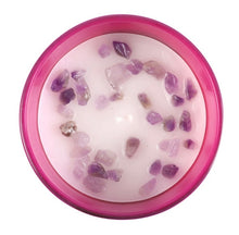 Load image into Gallery viewer, Aquarius Bergamot &amp; Mandarin Crystal Zodiac Candle