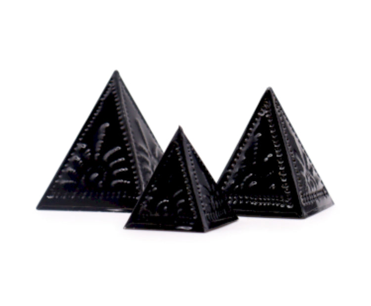 Black Incense Powder Mould Set of 3