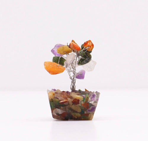 Mini Multi Stone Crystal Tree