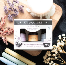 Load image into Gallery viewer, Set Of 3 Stress Less Blended Essential Oils