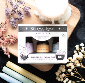 Set Of 3 Stress Less Blended Essential Oils