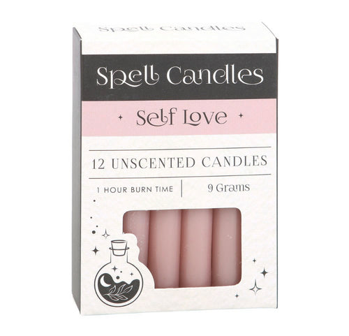 Pack of 12 Self Love Spell Candles