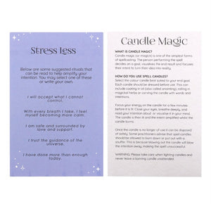 Pack of 12 Stress Less Spell Candles