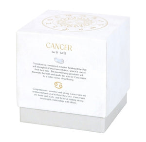 Cancer Orange & Chamomile Crystal Zodiac Candle