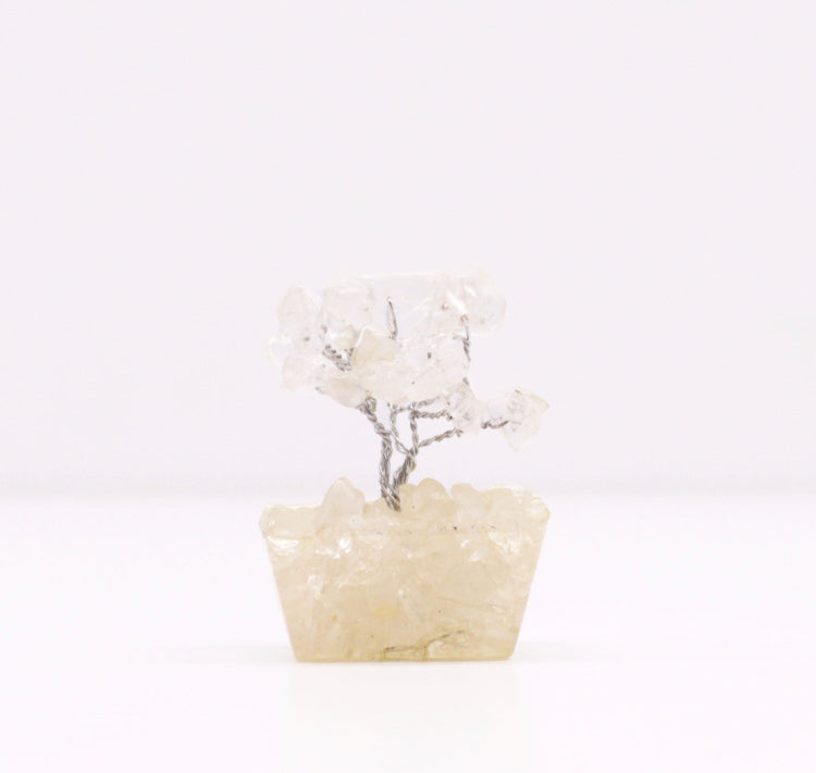 Mini Clear Quartz Crystal Tree