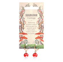 Load image into Gallery viewer, Toadstool Dangle Earrings