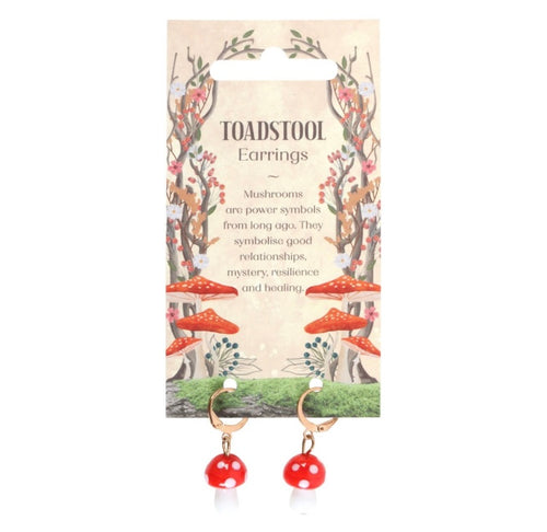 Toadstool Dangle Earrings