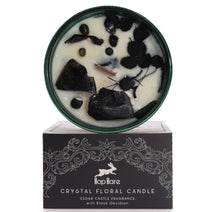 Load image into Gallery viewer, Crystal Flower Candle - The Knights of Swords