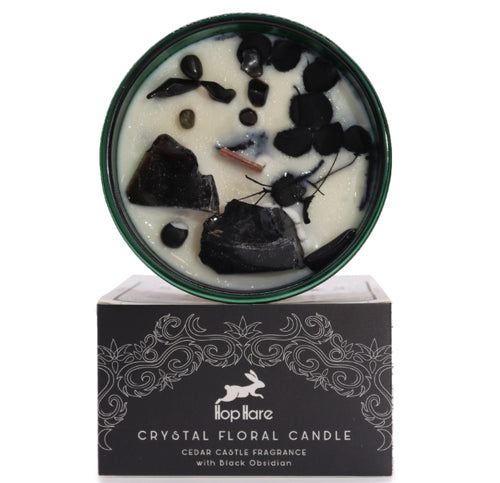 Crystal Flower Candle - The Knights of Swords