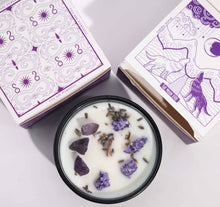 Load image into Gallery viewer, Crystal Flower Candle - The Moon