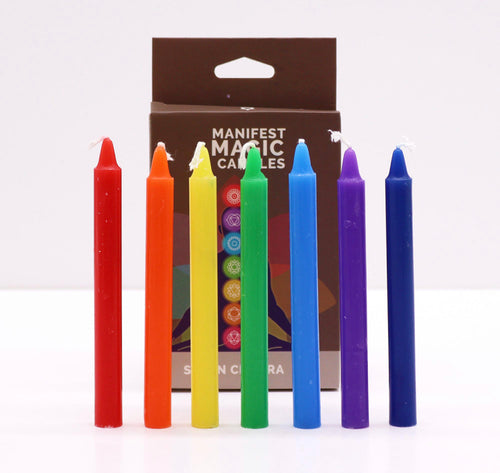 Seven Chakra Manifest Magic Candles
