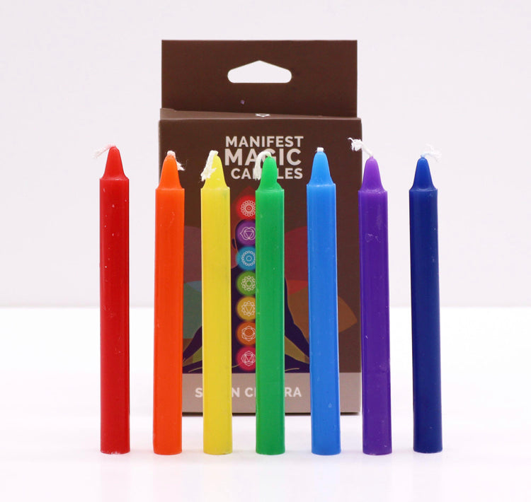 Seven Chakra Manifest Magic Candles