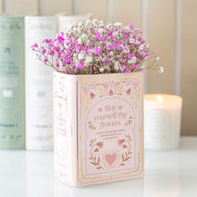 Load image into Gallery viewer, Pink Book Shaped Vase