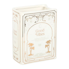 Load image into Gallery viewer, White Book Shaped Vase