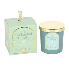 Load image into Gallery viewer, The Enchanted Library Leather, Patchouli &amp; Amber Candle