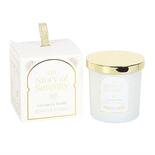Load image into Gallery viewer, The Story of Serenity Coconut &amp; Vanilla Candle