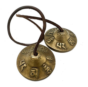 Tibetan Tingsha Bells With Lucky Symbols
