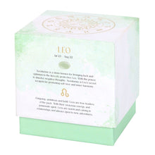 Load image into Gallery viewer, Leo Orange &amp; Bergamot Crystal Zodiac Candle