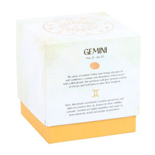 Load image into Gallery viewer, Gemini Lavender &amp; Cedarwood Crystal Zodiac Candle
