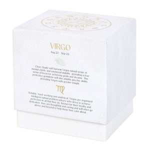 Virgo Sandalwood & Patchouli Crystal Zodiac Candle