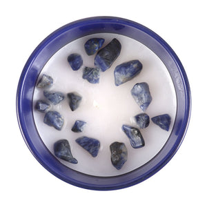 Taurus Amber & Vanilla Crystal Zodiac Candle