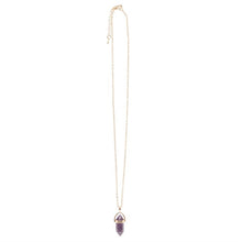 Load image into Gallery viewer, Amethyst Crystal Pendant Necklace