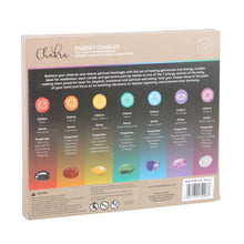 Load image into Gallery viewer, Chakra Energy Candle &amp; Crystal Gift Set