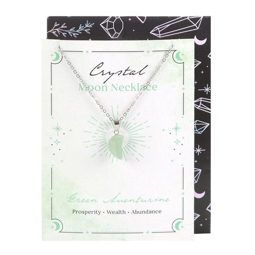 Green Aventurine Necklace on Greeting Card
