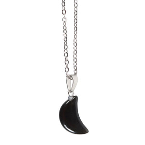 Black Obsidian Necklace on Greeting Card