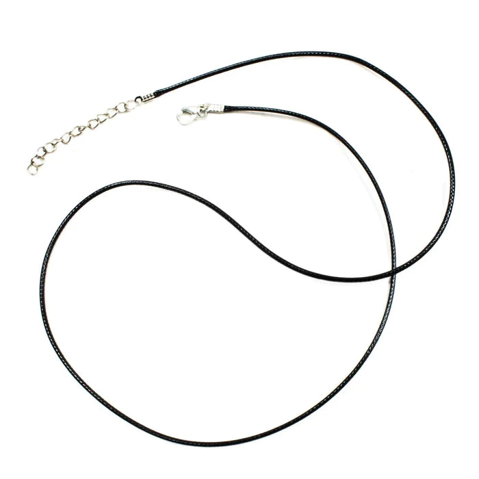 Black Braided Rope Necklace